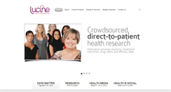 Desktop Screenshot of lucinehealthsciences.com